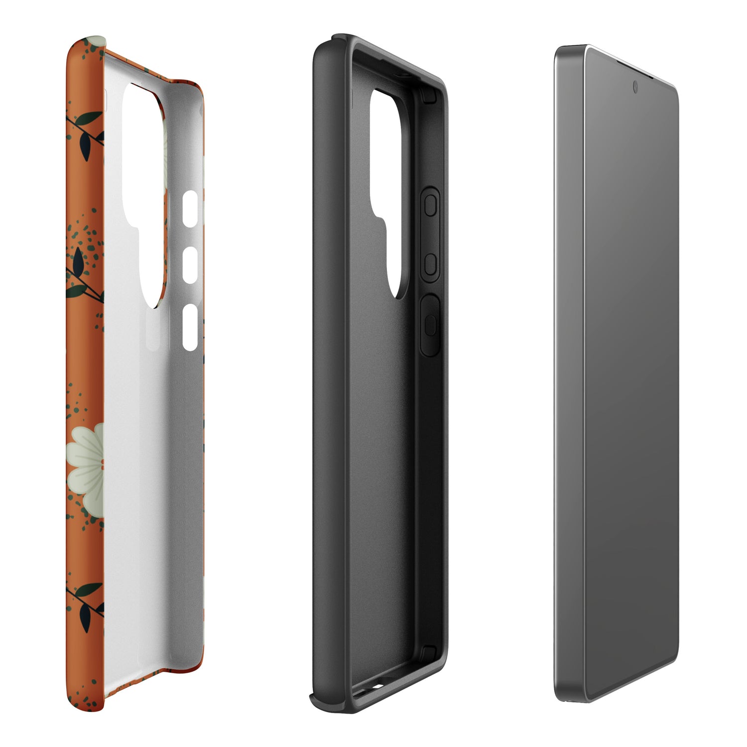 Terracotta Floral Tough Case for Samsung
