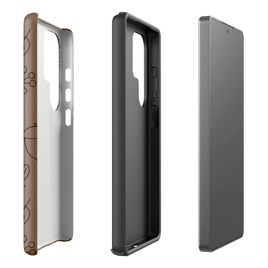 Taupe Autumn Acorn Tough Case for Samsung