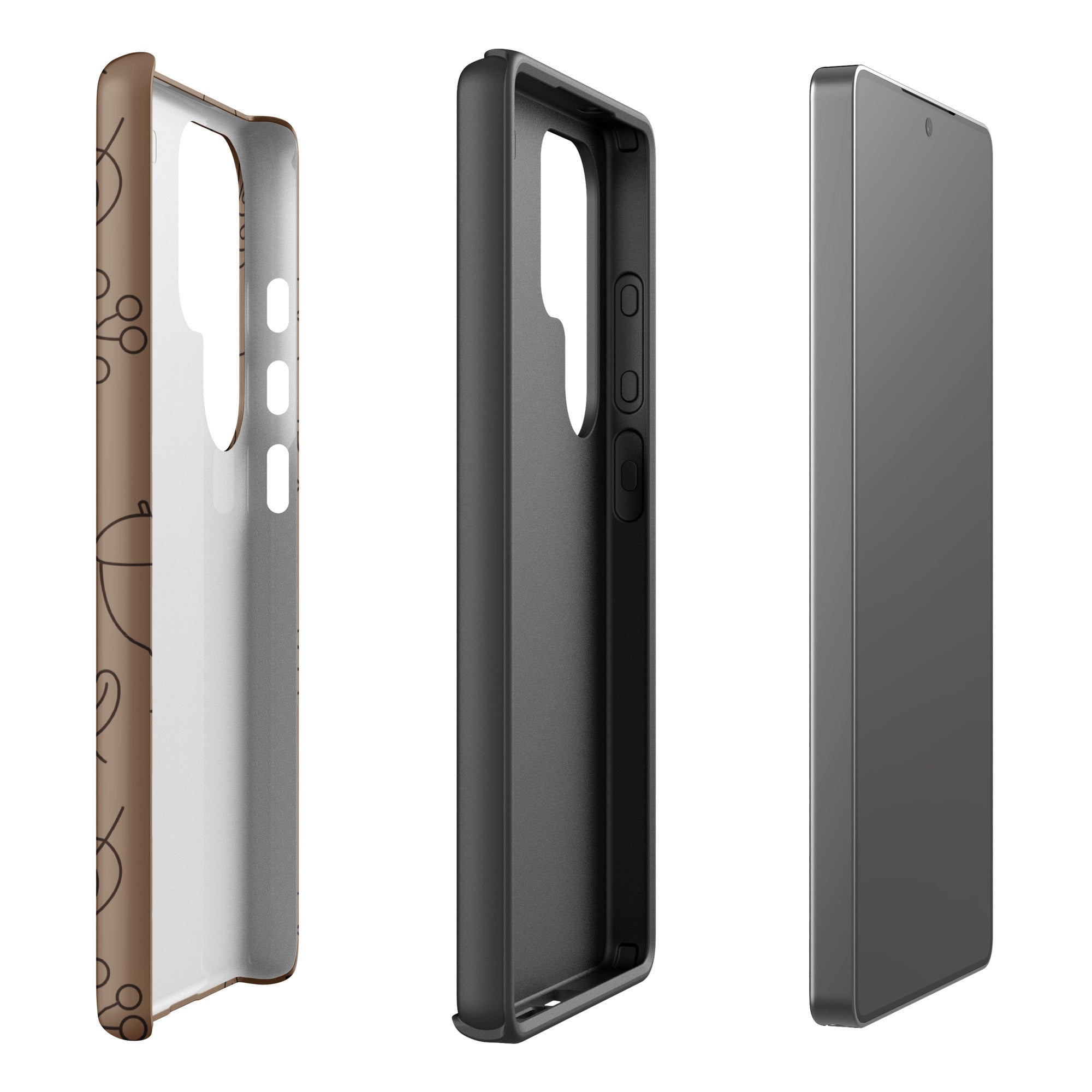 Taupe Autumn Acorn Tough Case for Samsung