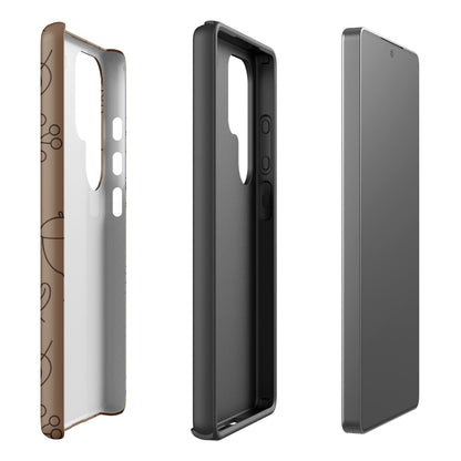 Taupe Autumn Acorn Tough Case for Samsung