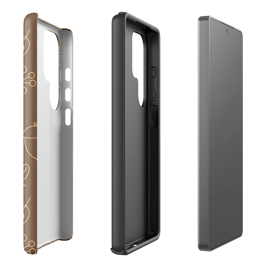 Taupe Cream Autumn Acorn Tough Case for Samsung