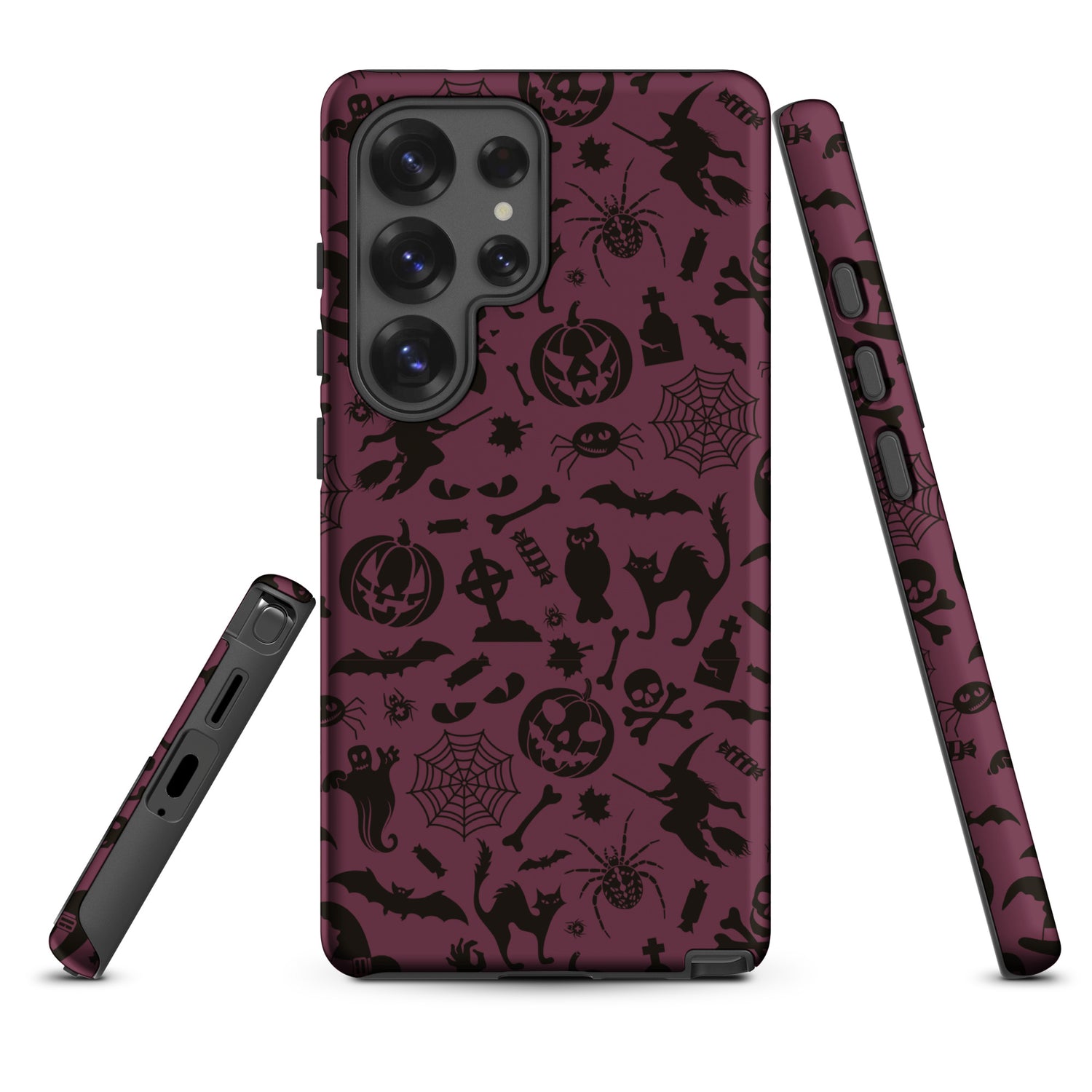 Burgundy Spooky Halloween Tough Case for Samsung