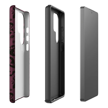 Burgundy Spooky Halloween Tough Case for Samsung