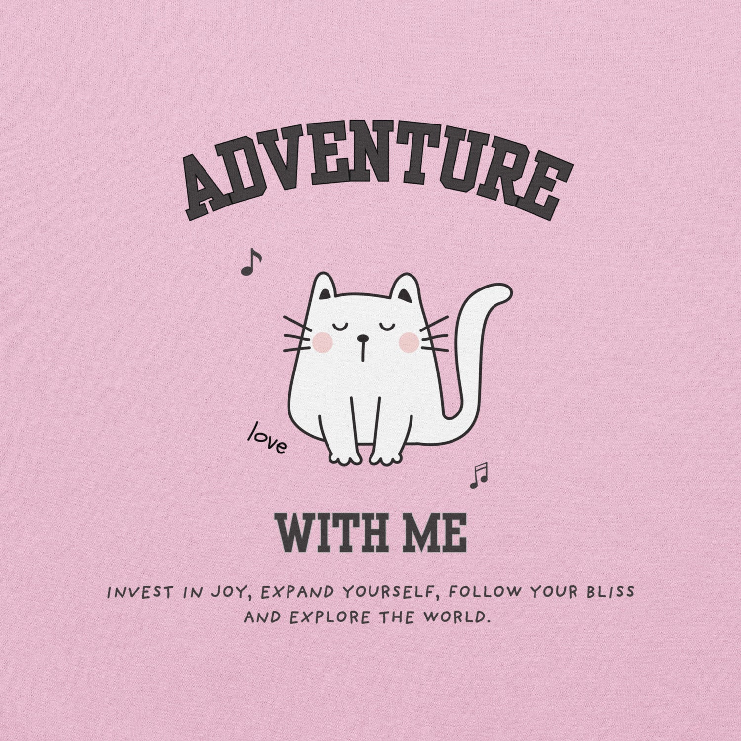 Adventure With Me Cat Hoodie