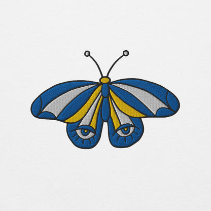 Eye of the Butterfly Embroidered Hoodie